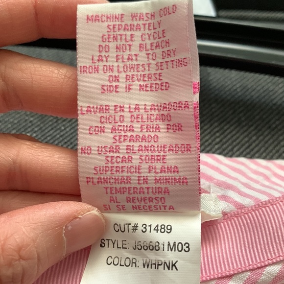 Pink and white wrap skirt - Picture 4 of 4